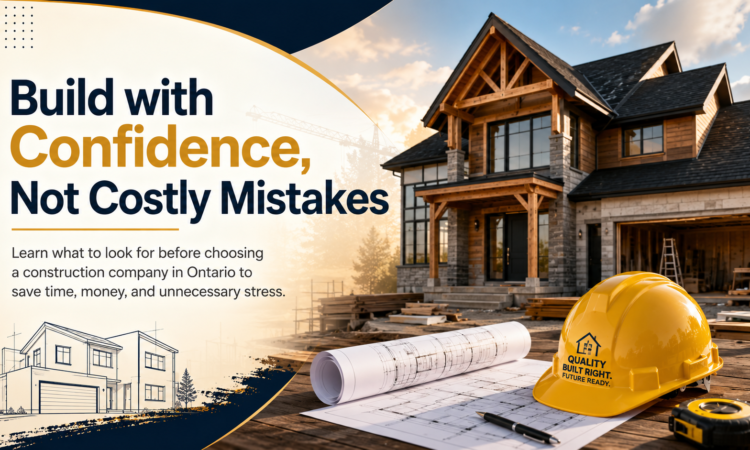 Avoid These Mistakes When Choosing a Construction Company in Ontario