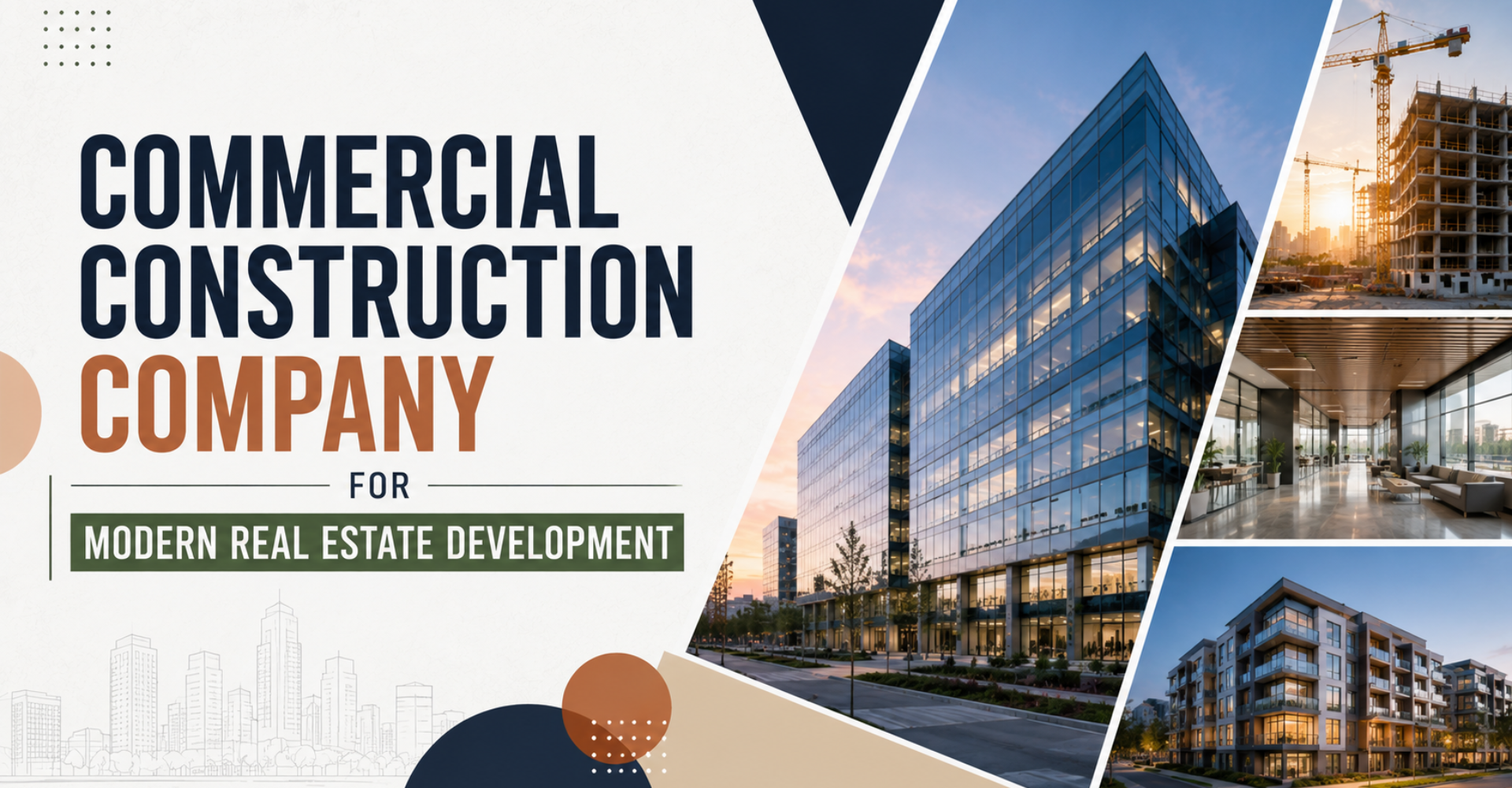 Commercial Construction Company for Modern Real Estate Development