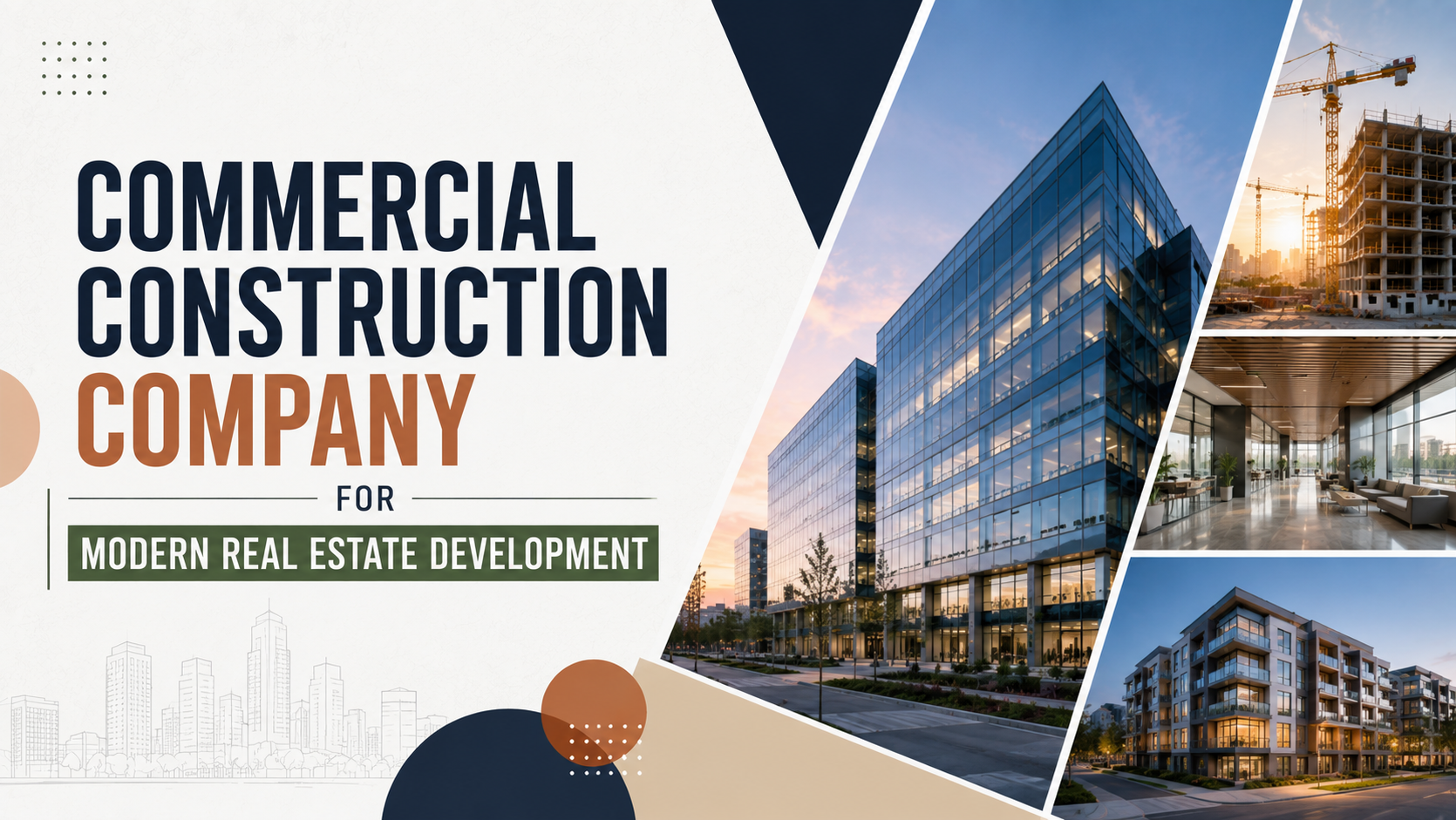 Commercial Construction Company for Modern Real Estate Development