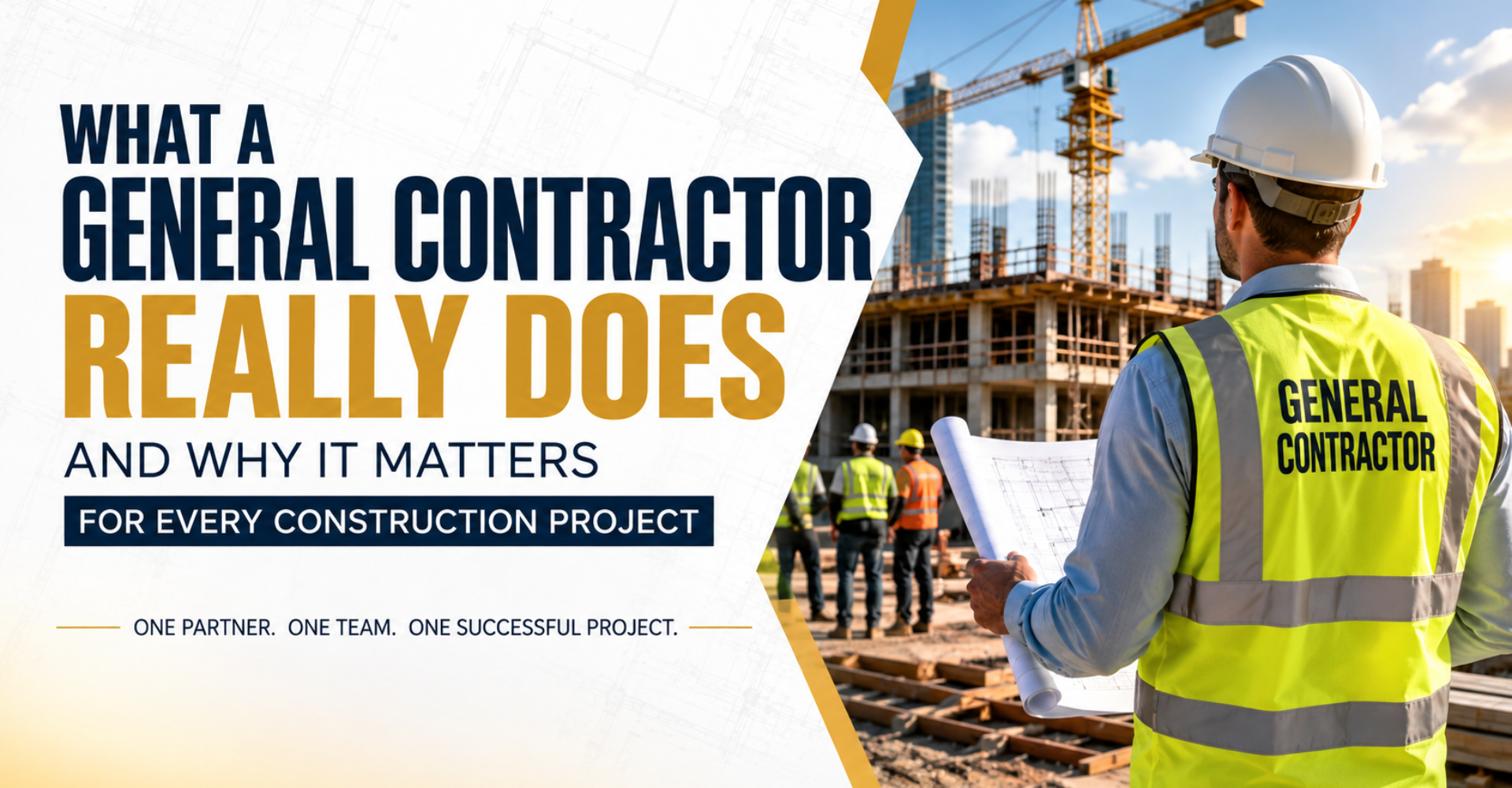 What a General Contractor Really Does and Why It Matters for Every Construction Project