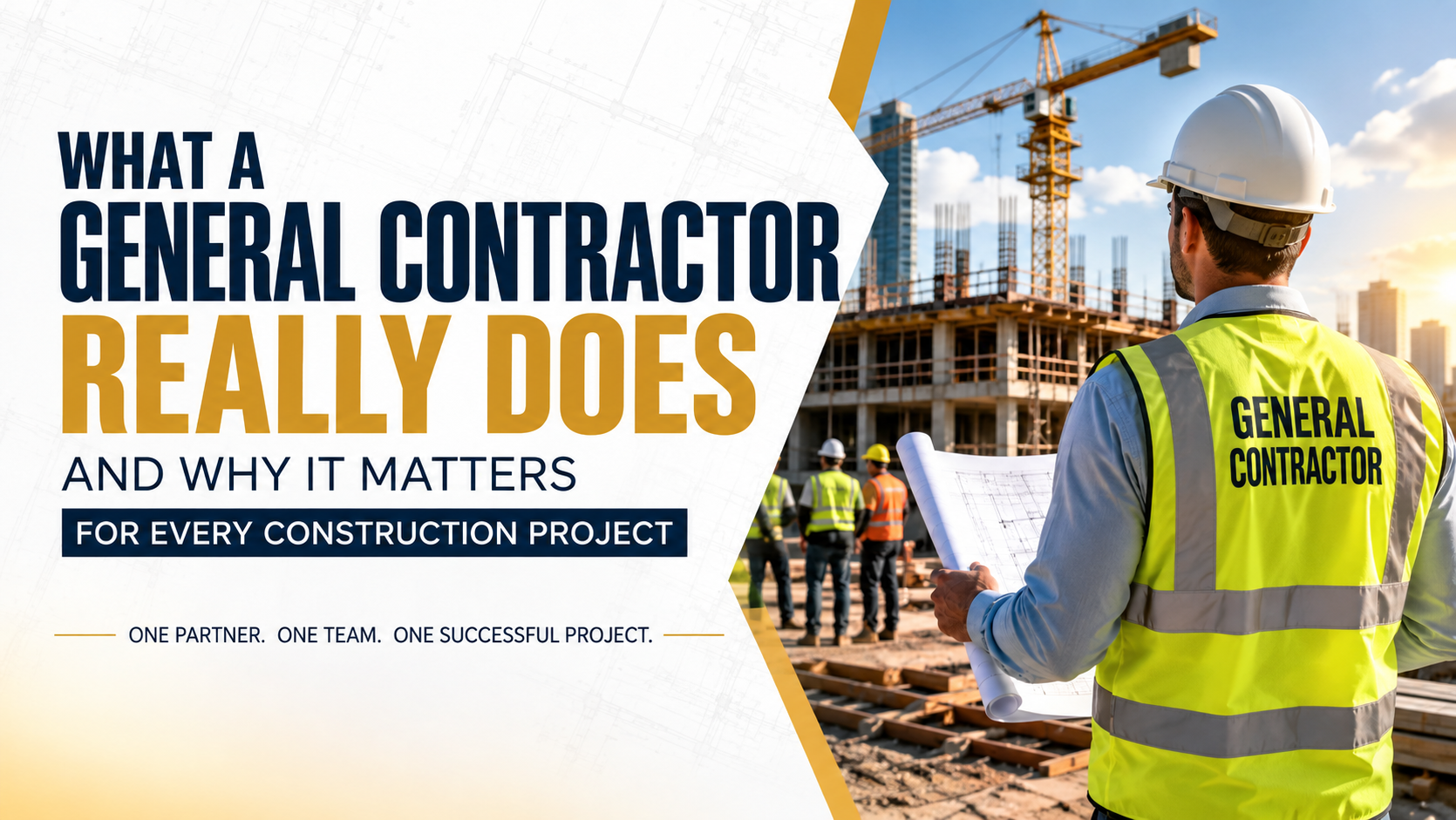 What a General Contractor Really Does and Why It Matters for Every Construction Project